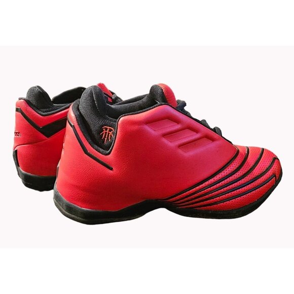Adidas T-mac 2 Restomod Rockets Basketball Shoes GY2135 Red Black Men's Size 8.5 - Picture 12 of 13